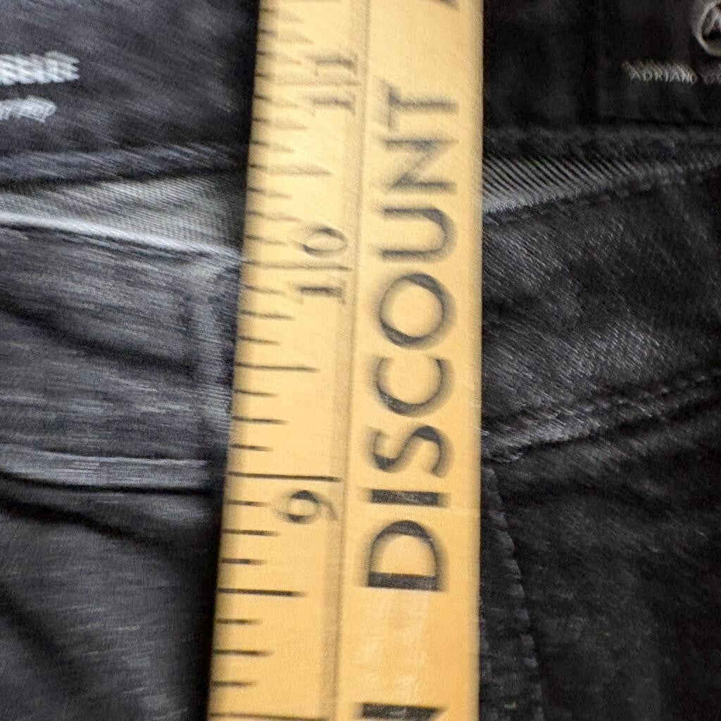 AG Adriano Goldschmied Seamed Isabelle High Rise Straight Crop Jeans Size 27R
