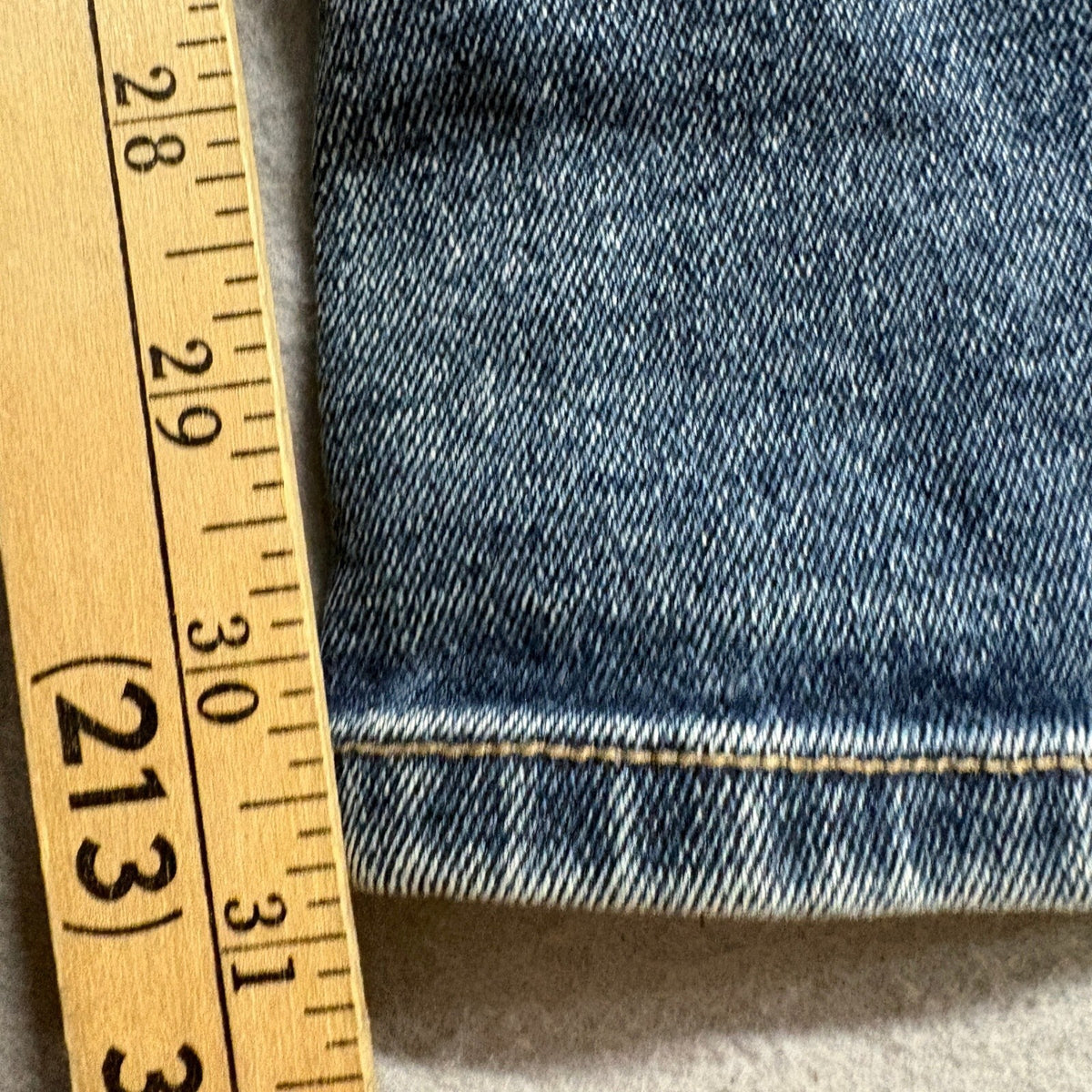 Nissi USA Womens Flare Jeans Blue Medium Wash High Rise Denim Size 28