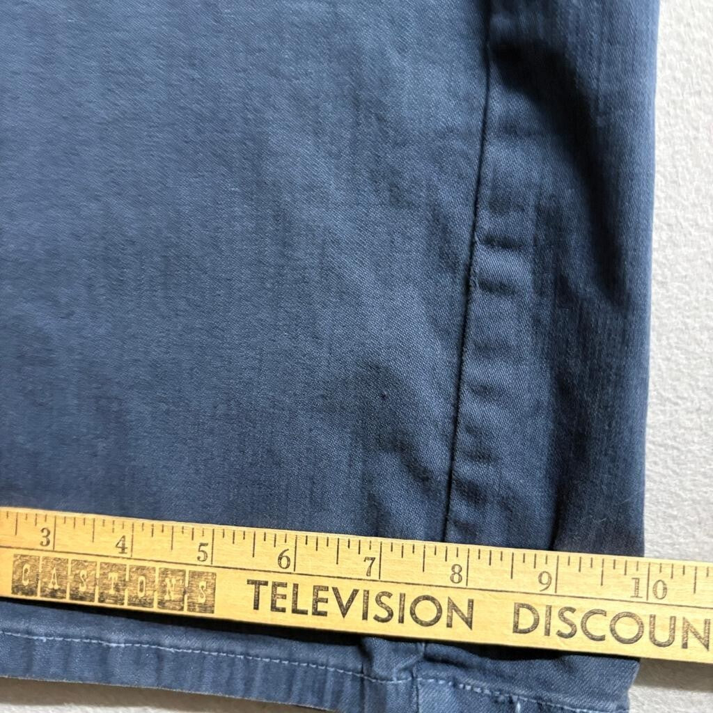Miu Jeans Authentic Dungarees Womens 32 Blue Denim Wide Leg Pants Mid Rise