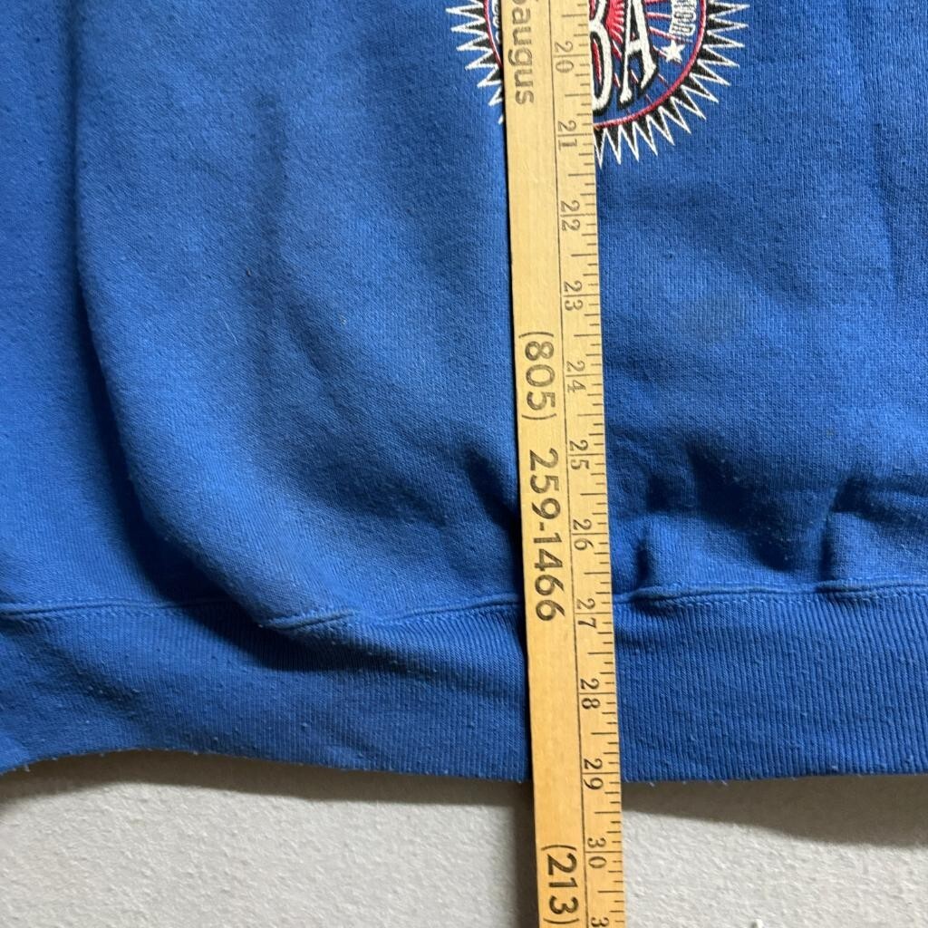 Vintage Los Angeles Clippers Logo 7 Sweatshirt Mens XL Blue NBA Crewneck USA