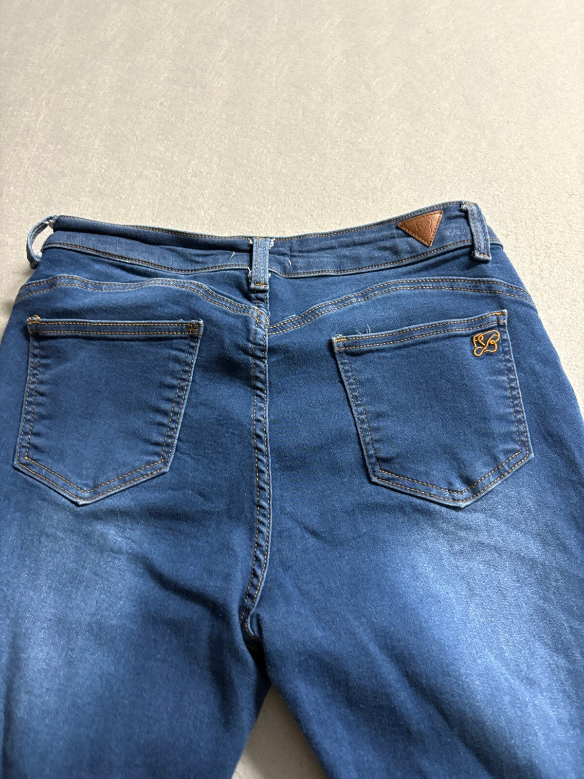 RED Bottoms Womens Jeans Size 9/29 Blue Skinny Stretch Denim Ankle Medium Wash