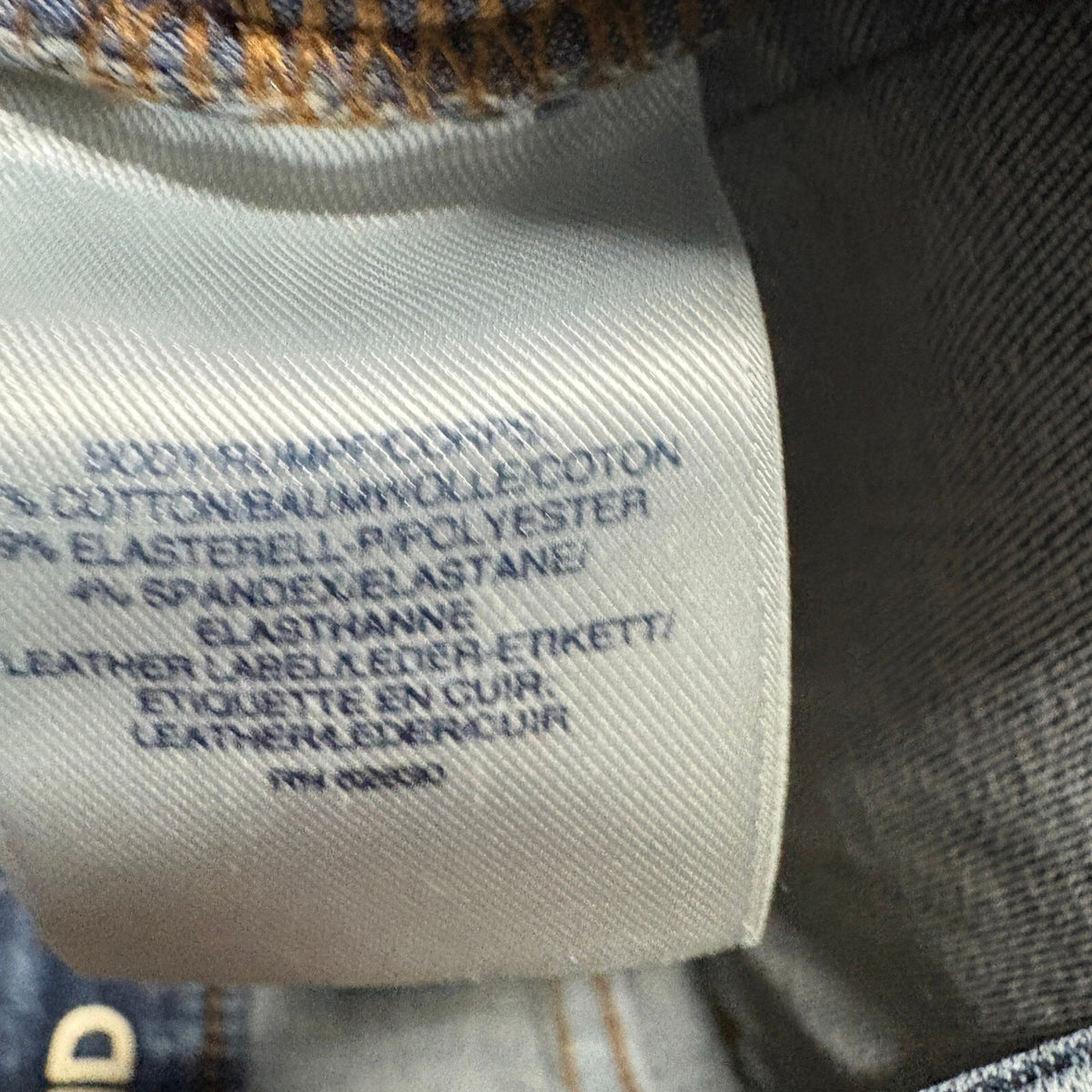 Lands End Mid Rise Curvy Bootcut Jeans Womens Size 10 Blue Denim Stretch