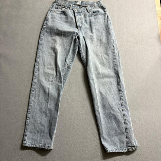 Princess Polly Jeans Womens US 4 Light Wash Blue Denim High Rise Straight Leg