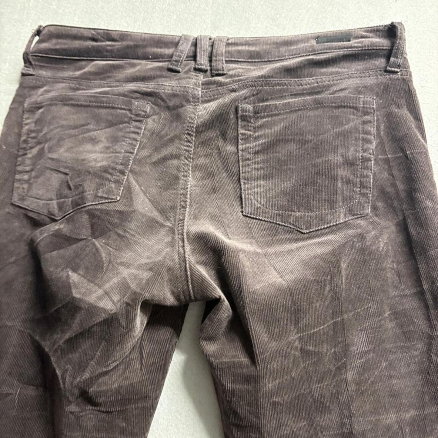 KUT from the Kloth Farrah Baby Bootcut Corduroy Pants Womens Size 8 Brown