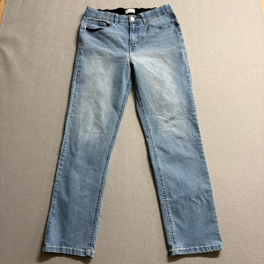 Angels Forever Young Jeans Womens 10/30 Blue Denim Stretch Straight Leg Pants