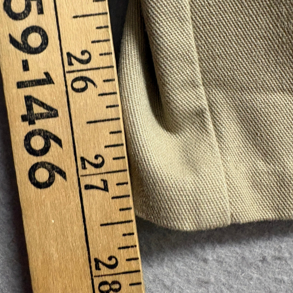 Dickies Pants Mens 30x27 Beige Khaki Workwear Flat Front Chino KP123DS