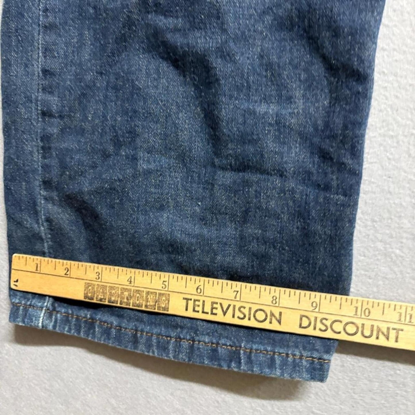 Levi's 569 Loose Straight Jeans Mens 40x32 Blue Denim WaterLess Pants