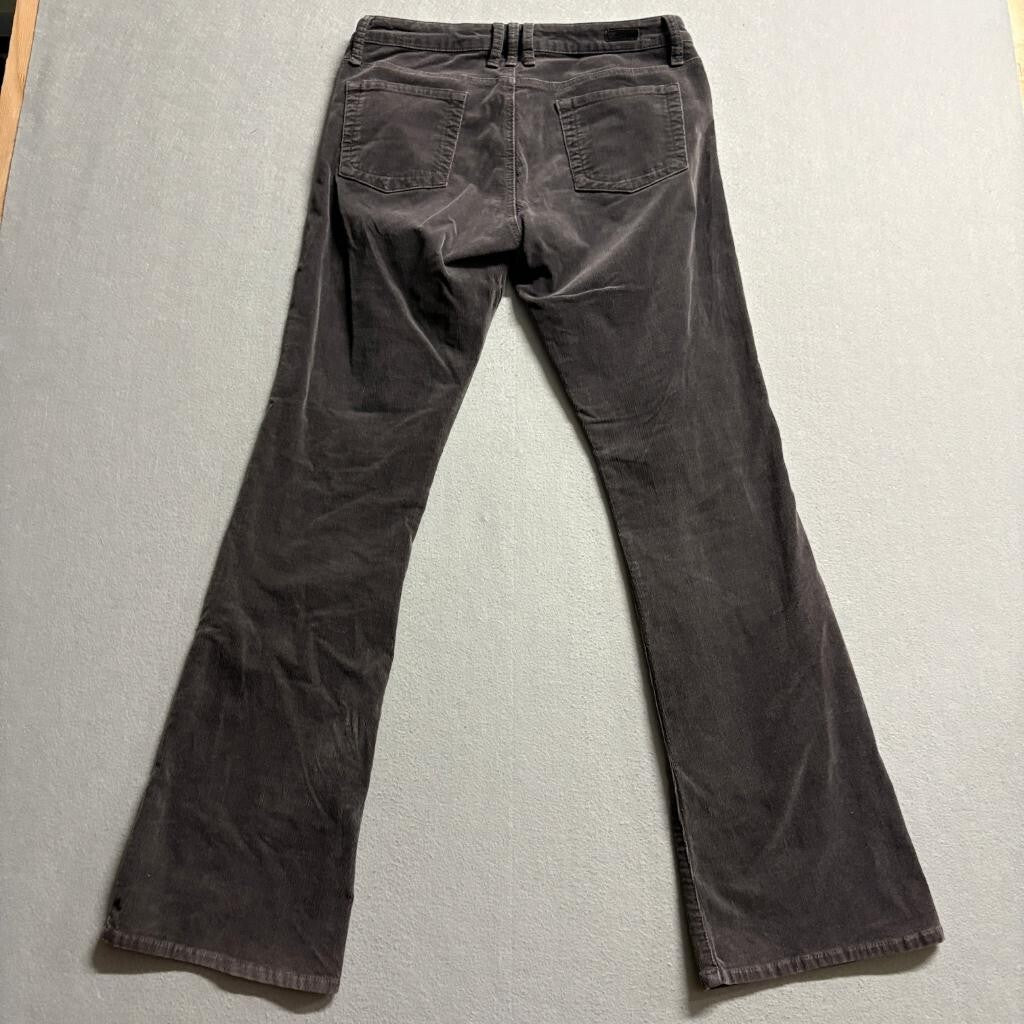 Kut from the Kloth Corduroy Pants Womens 6 Gray Stretch Bootcut Flared