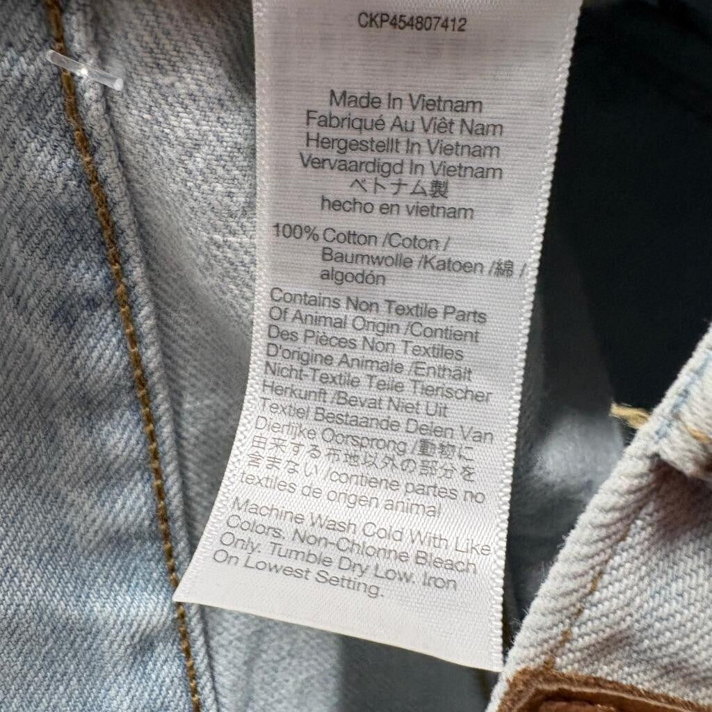 Madewell The Perfect Vintage Jean Womens Size 25 Light Wash Denim High Rise