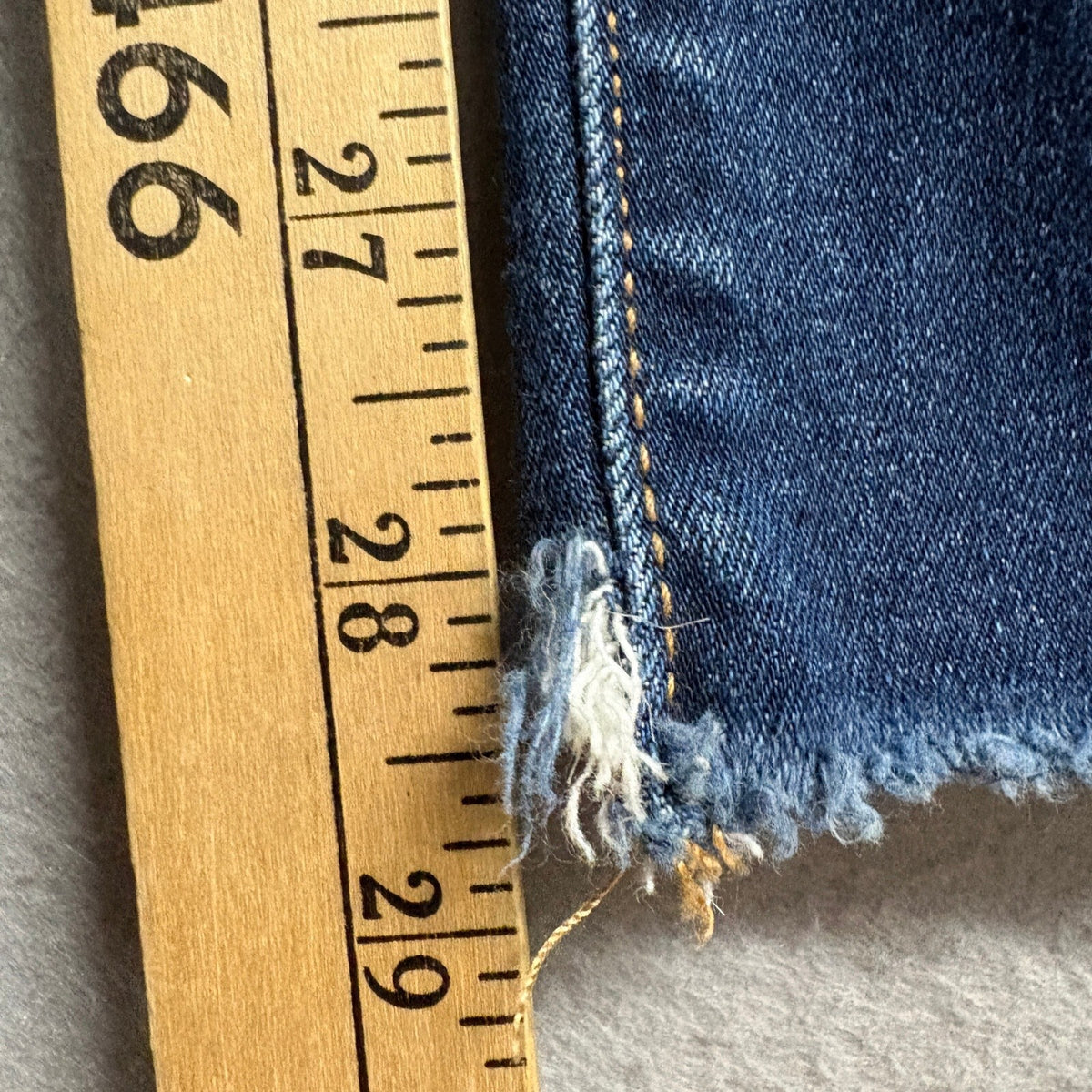 American Eagle Next Level Stretch Jegging Womens Size 2 Long Distressed Jeans