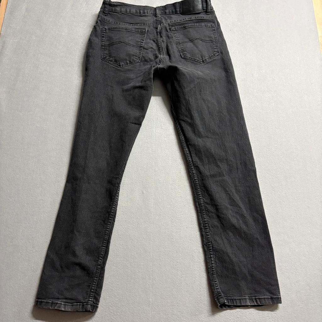 Luke and Dutch Jeans Mens 34x32 Gray Denim Slim Straight Stretch Pants