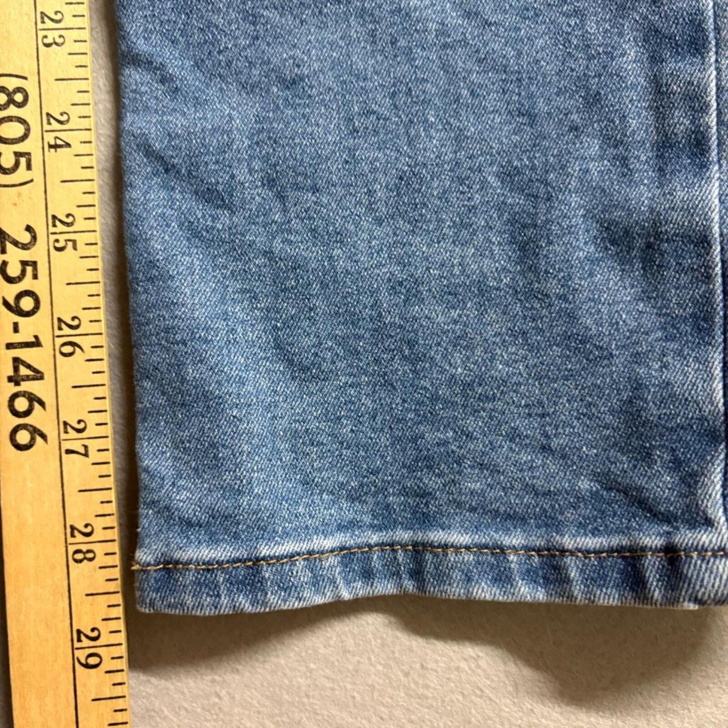 Sonoma Goods For Life Jeans Womens 8 Medium Blue Denim Straight Leg Distressed