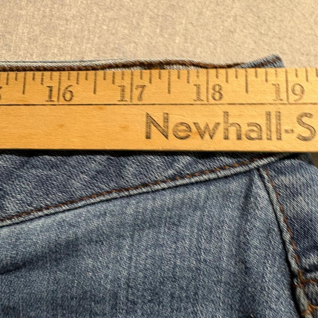 Smith's Workwear Dungarees Stretch Bootcut Jeans Womens 18W Blue Denim