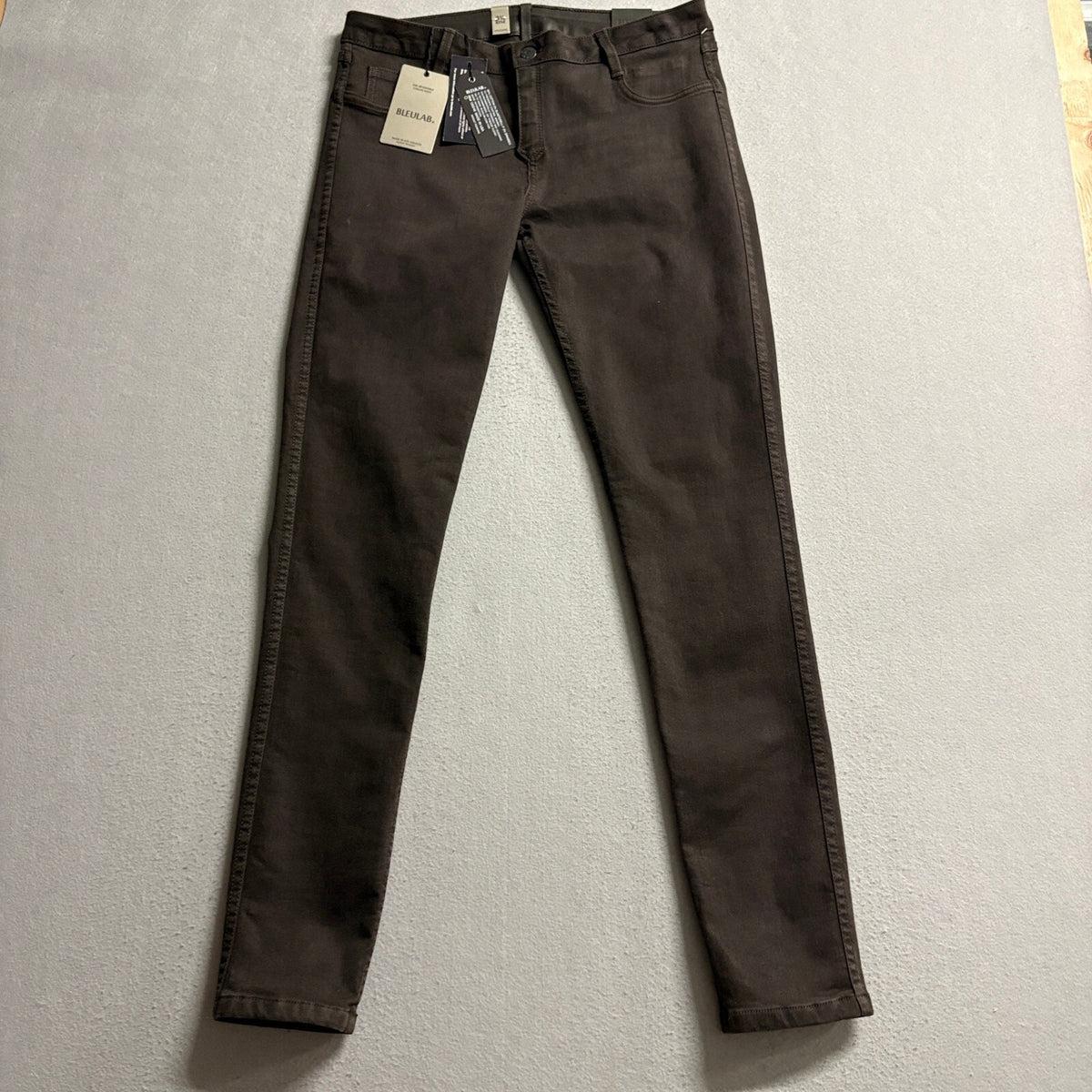 Bleulab Detour Reversible Ballet Legging Jeans Size 32 Dark Brown Coated USA