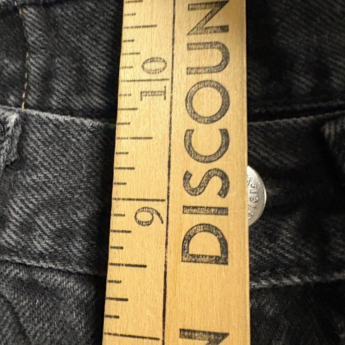 Wrangler Authentics Womens Jeans Black Denim High Rise Straight Leg Size 26x28