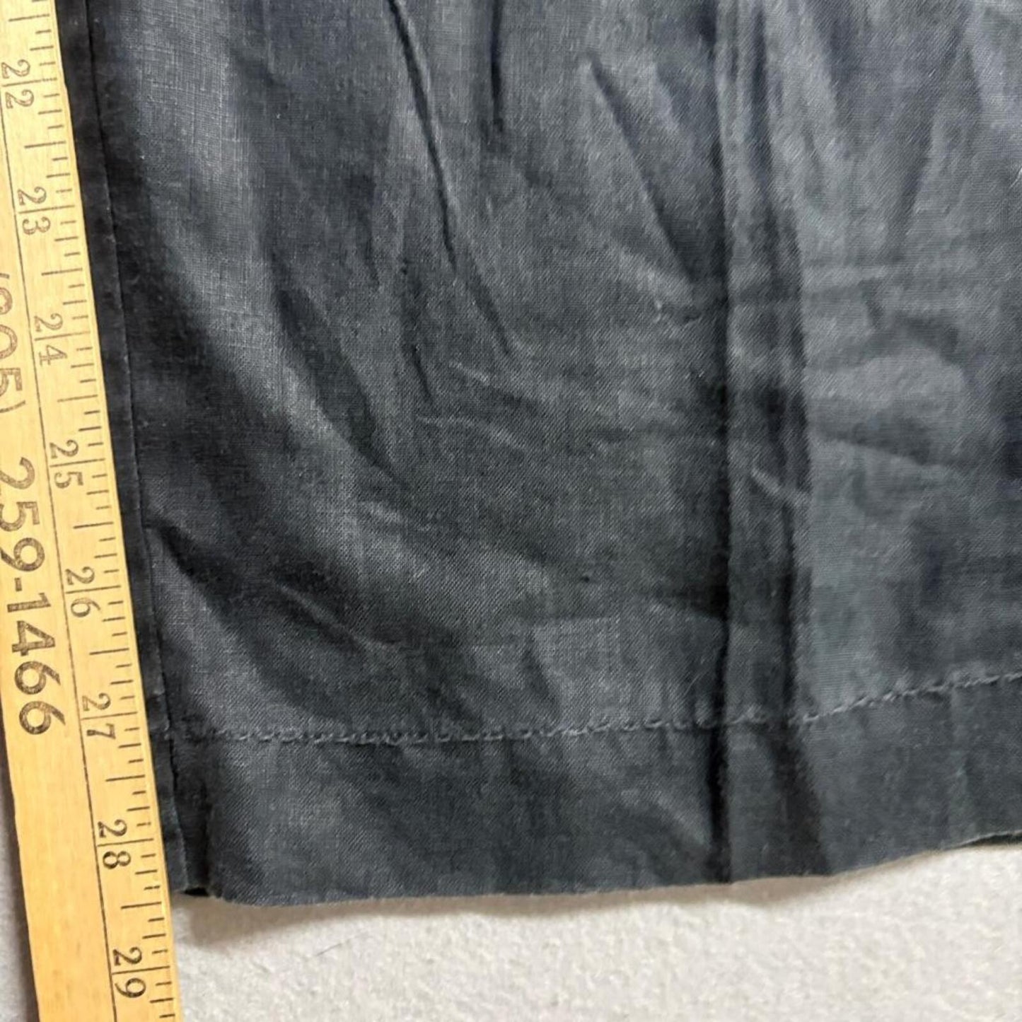 Valerie Stevens Separates Black Linen Pants Womens Plus Size 2X Elastic Waist