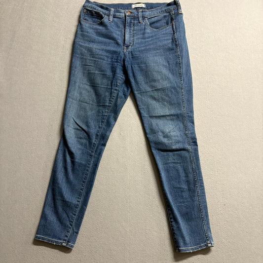 Madewell 10 High Rise Skinny Jeans Womens Size 29 Blue Denim Stretch