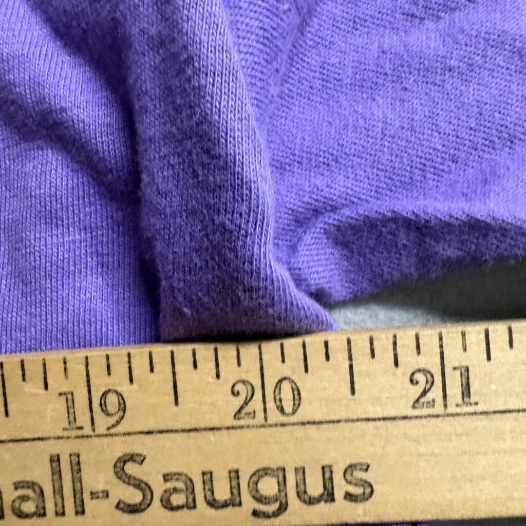 Vintage Key Elements Purple Pocket T-Shirt Mens Large 100% Cotton Made in USA