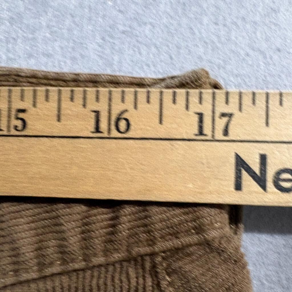J.Crew 770 Straight Fit Corduroy Pants Mens 31x32 Brown Stretch Cotton Cord
