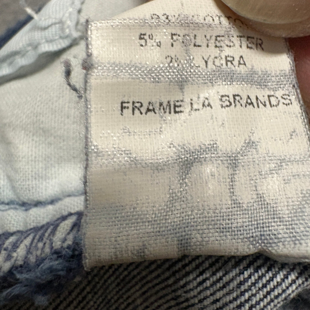 Frame Denim Le Skinny de Jeanne Jeans Womens 24 Distressed Ripped Blue Stretch