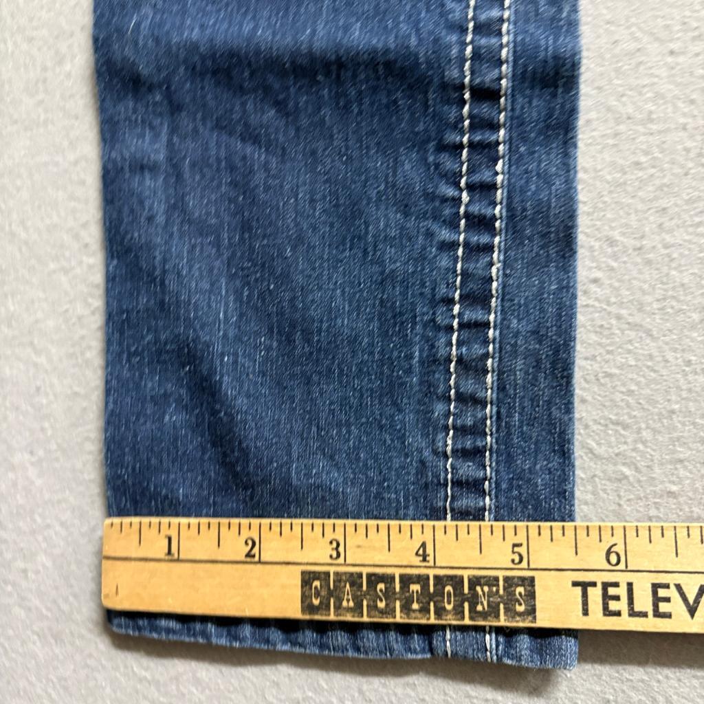 Tyte Jeans Womens Size 3 Blue Denim Skinny Low Rise Thick Stitch Flap Pocket