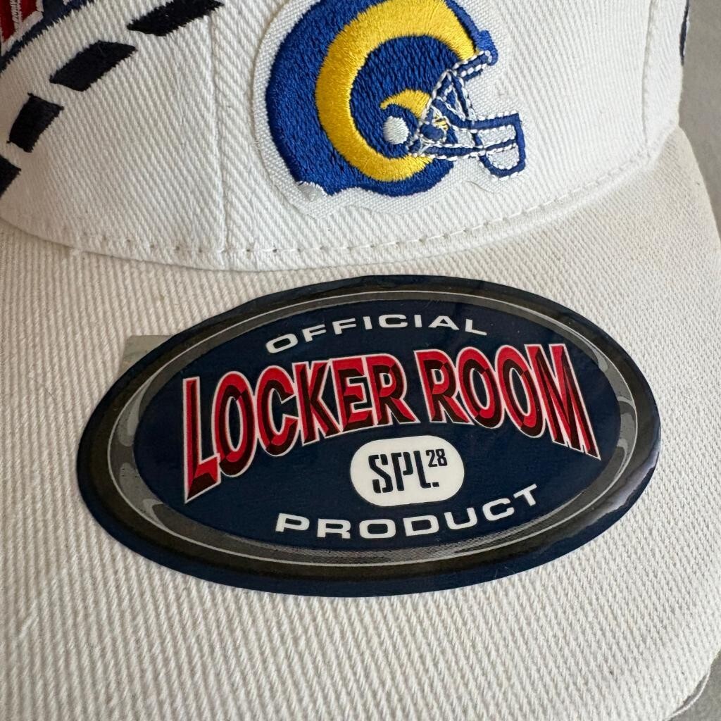 Vintage St Louis Rams 1999 NFC Champions Hat SPL28 Locker Room Snapback Cap New