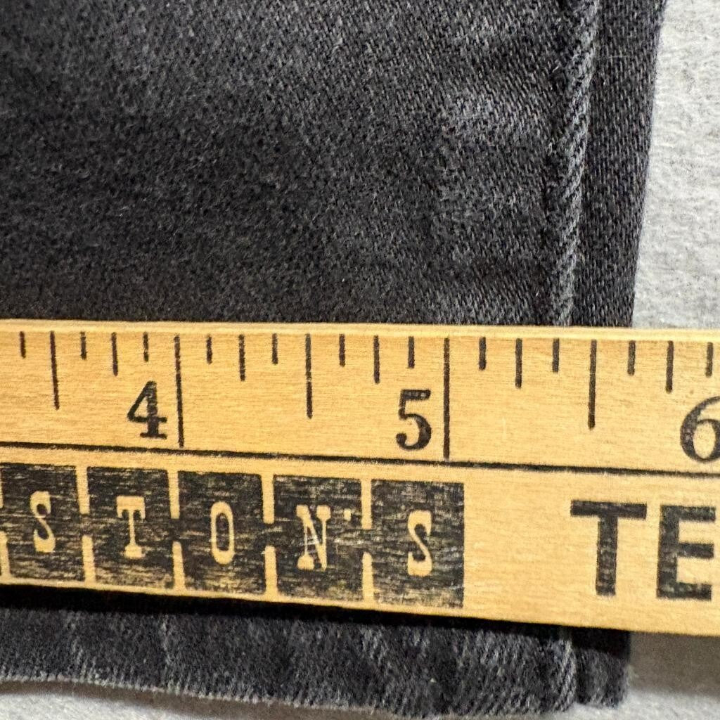 Levis 711 Skinny Jeans Womens 32 Gray Black Denim Stretch Pants Inseam 26