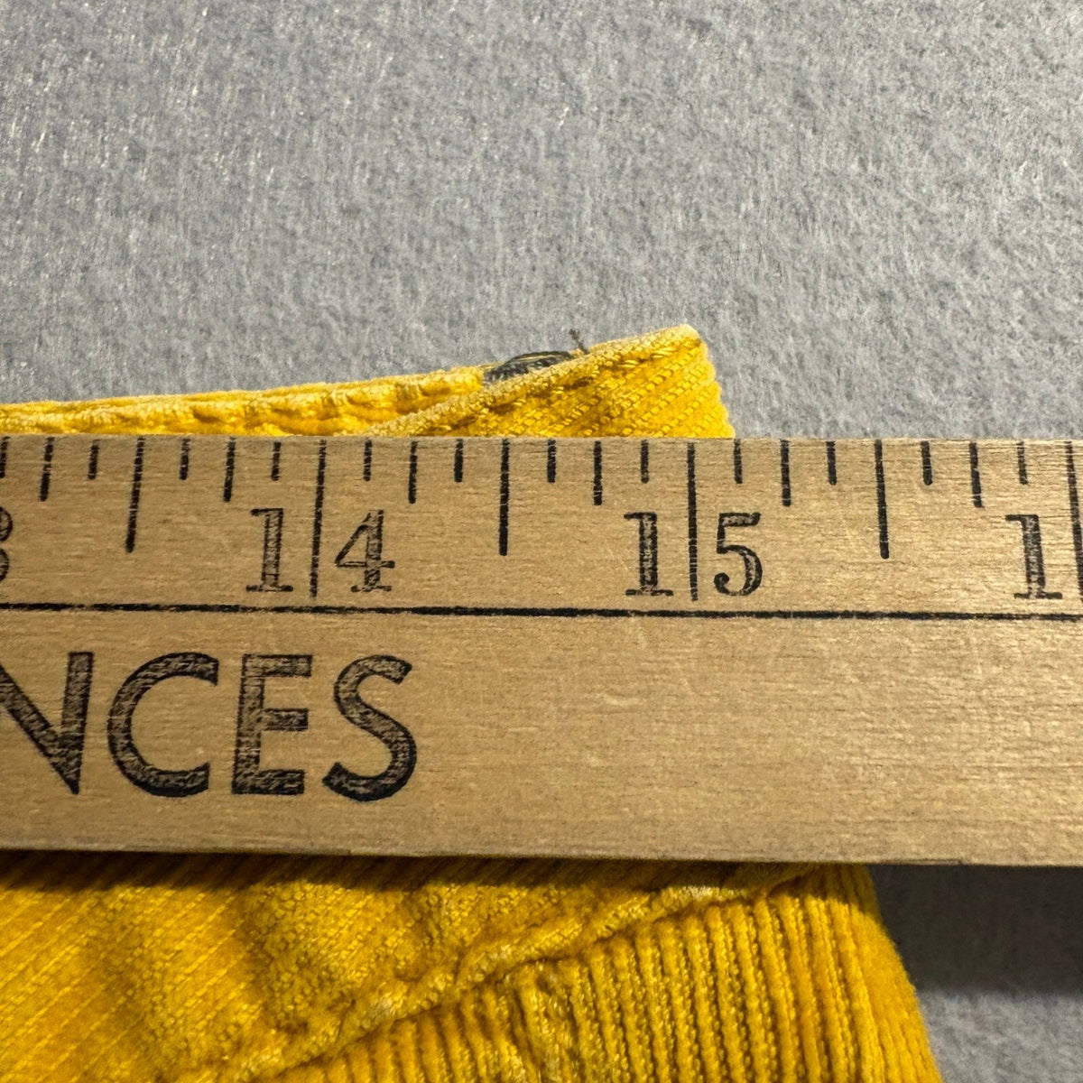 Gap 1969 Real Straight Corduroy Pants Womens 28/6 Yellow Gilded Gold Stretch