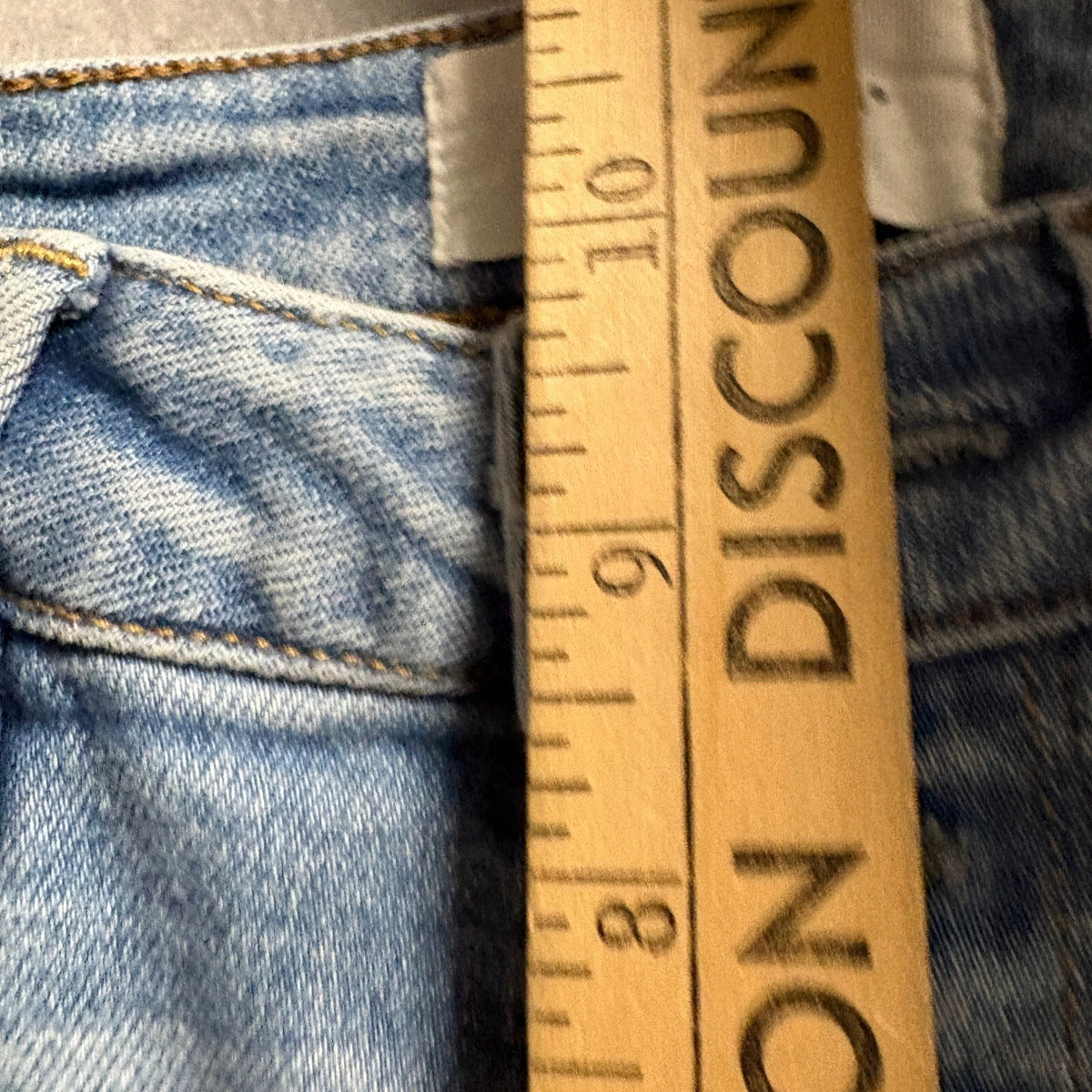 Dear John Denim Jeans Womens Size 27 High Rise Button Fly Frayed Raw Hem Blue