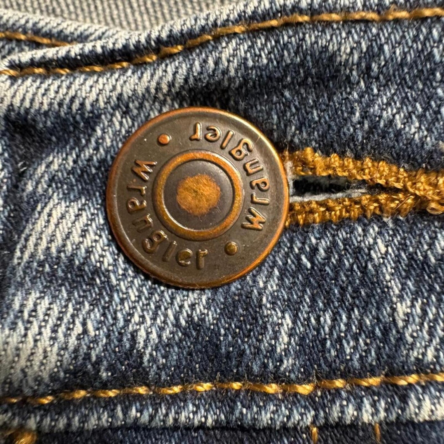 Wrangler Comfort Guaranteed Jeans Mens 38x29 Blue Denim Stretch Straight Leg