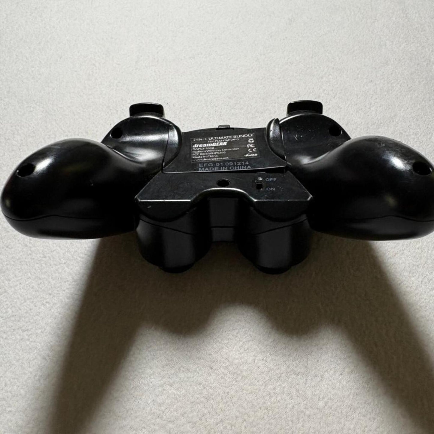dreamGEAR Radium Wireless Controller for PS3 Black DGPS3-3840