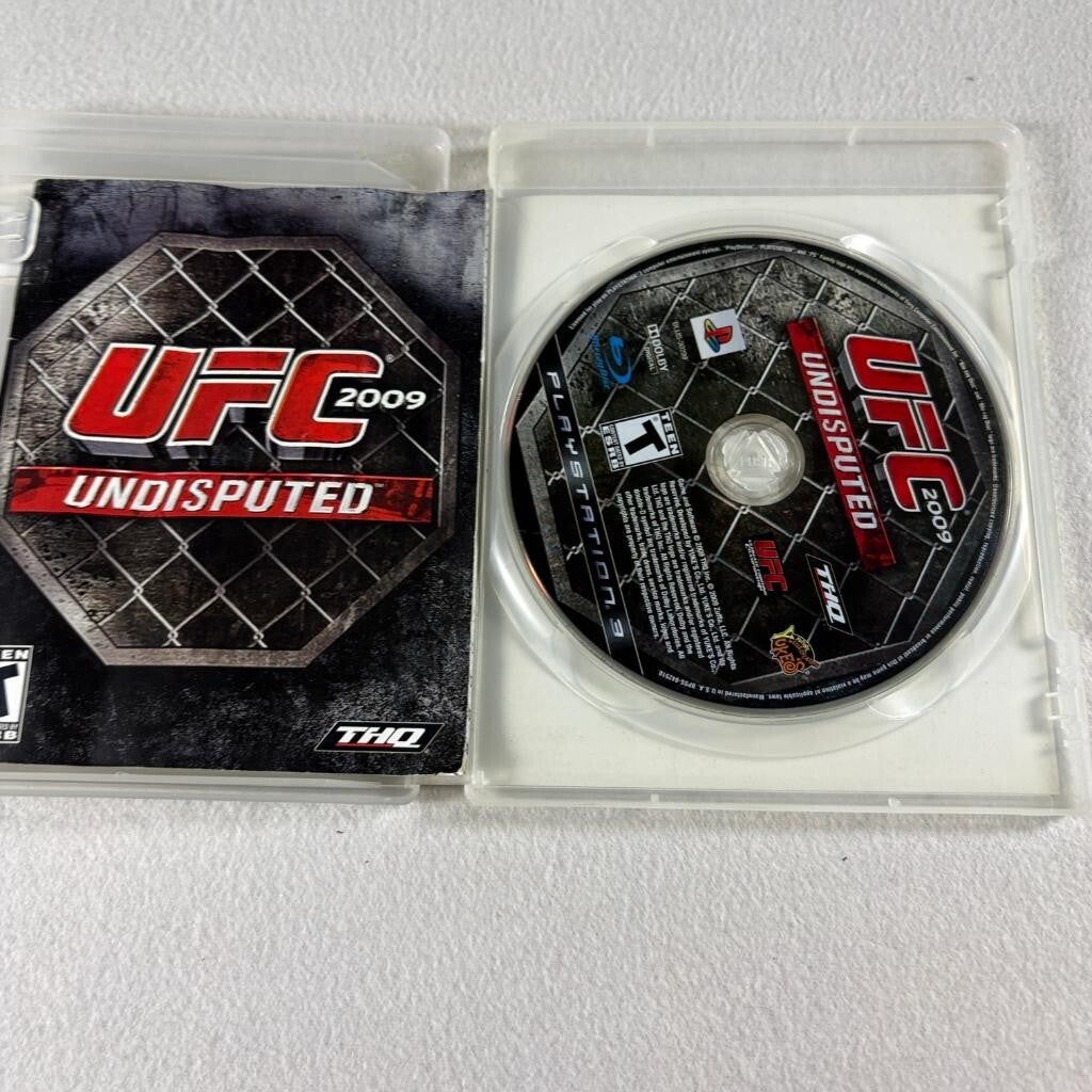 UFC 2009 Undisputed PS3 Sony PlayStation 3 Game Complete CIB Tested