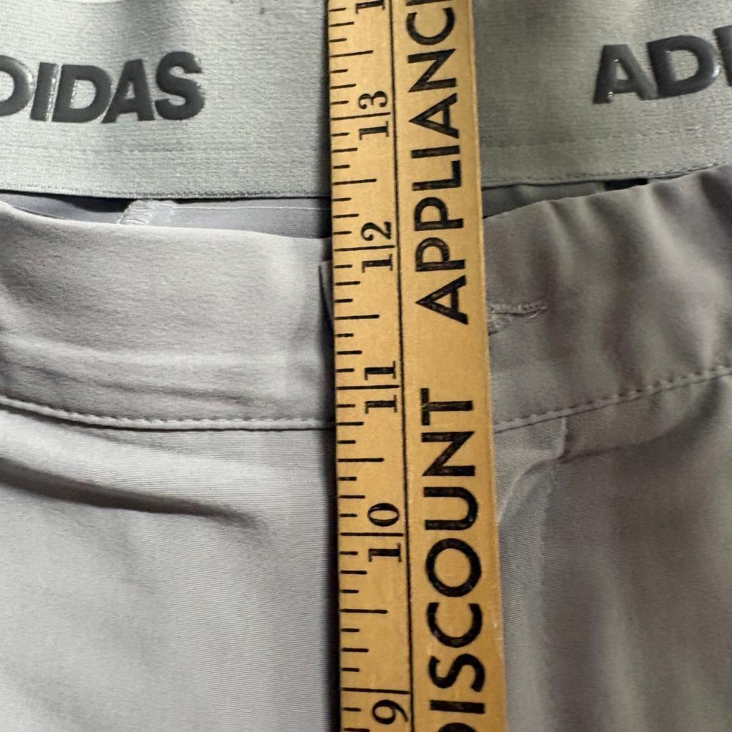 Adidas Golf Shorts Mens 38 Gray Flat Front Stretch Ultimate 365 Athletic