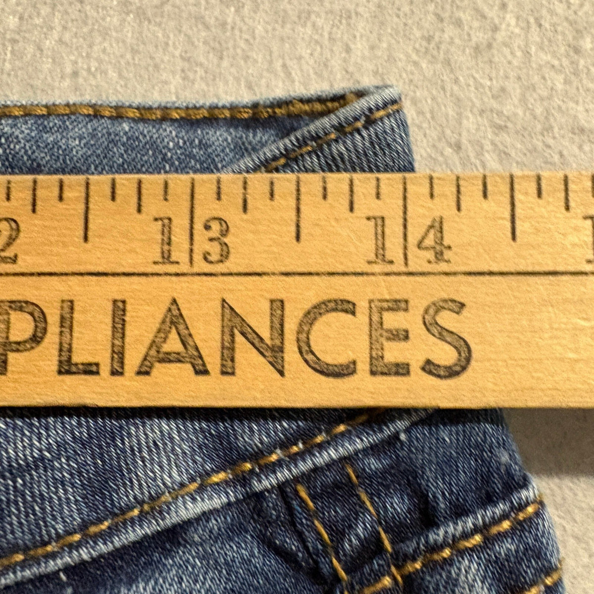 kensie Jeans Womens Size 6 28 The Flare Crop Blue Raw Hem Stretch Denim Pants