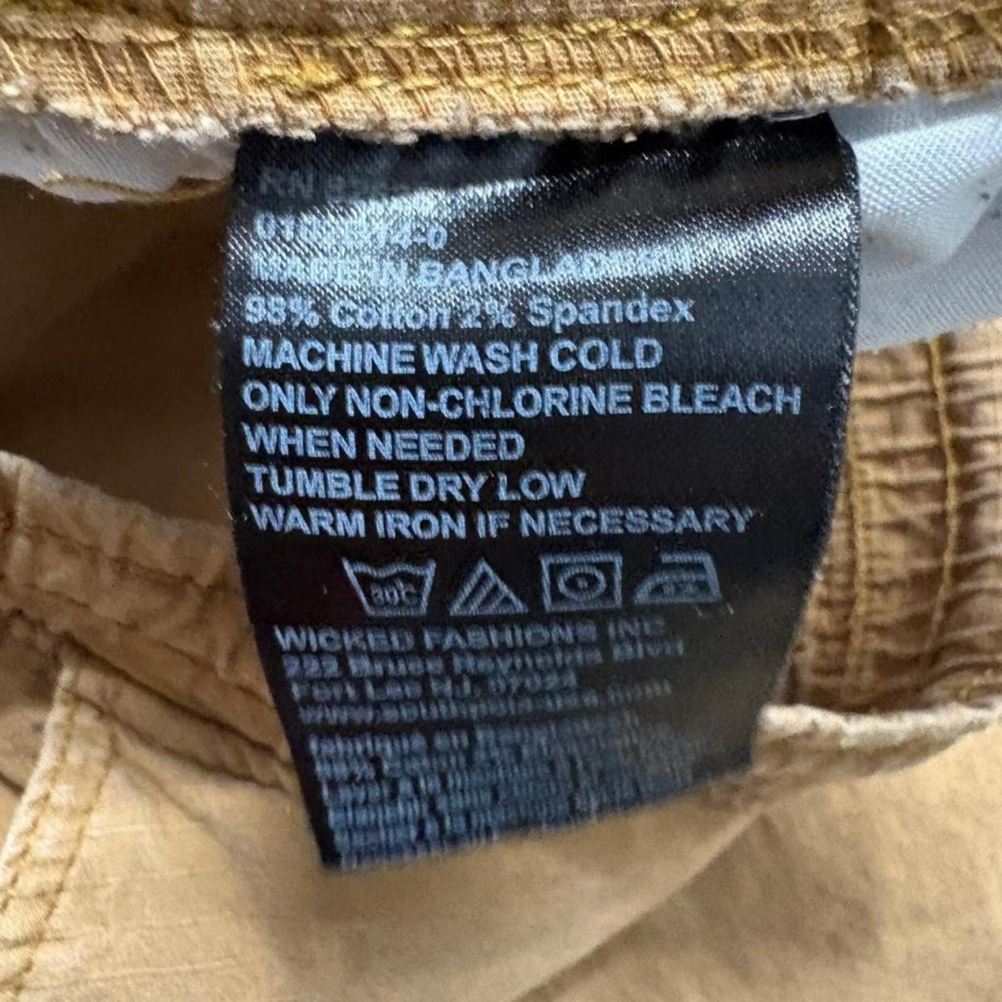 Southpole Flex Jogger Pants Mens 5XB Brown Cotton Spandex Cargo Utility Pants