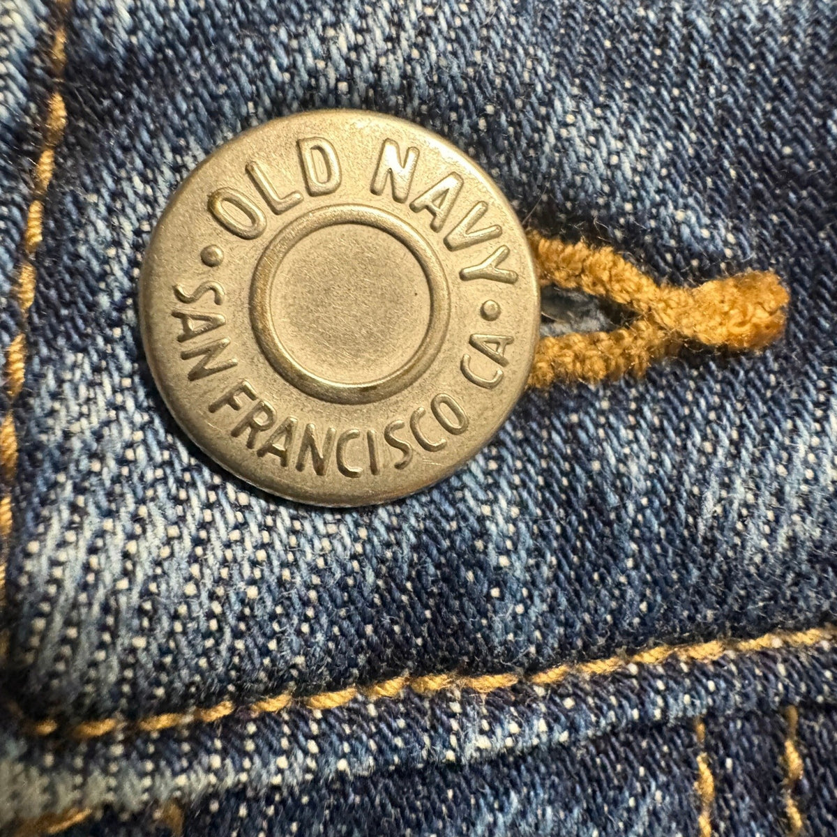 Old Navy High Rise OG Loose Jeans Womens Size 8 Medium Wash Seam Detail Denim
