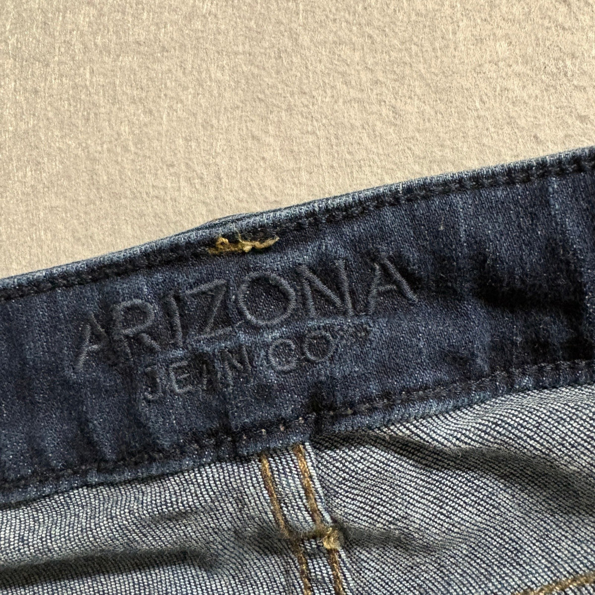 Arizona Jean Co Bootcut Jeans Womens Size 7 Mid Rise Blue Denim Stretch