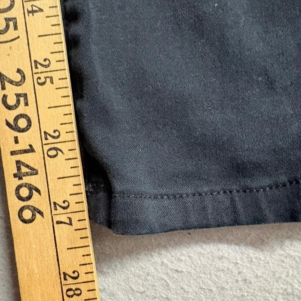Joe's Jeans Womens 28 Black Skinny Jeans Multi Zip Pockets Stretch Denim