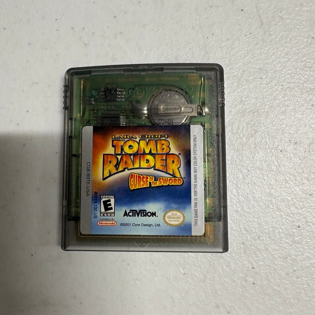 Lara Croft Tomb Raider Curse of the Sword Nintendo Game Boy Color GBC Authentic