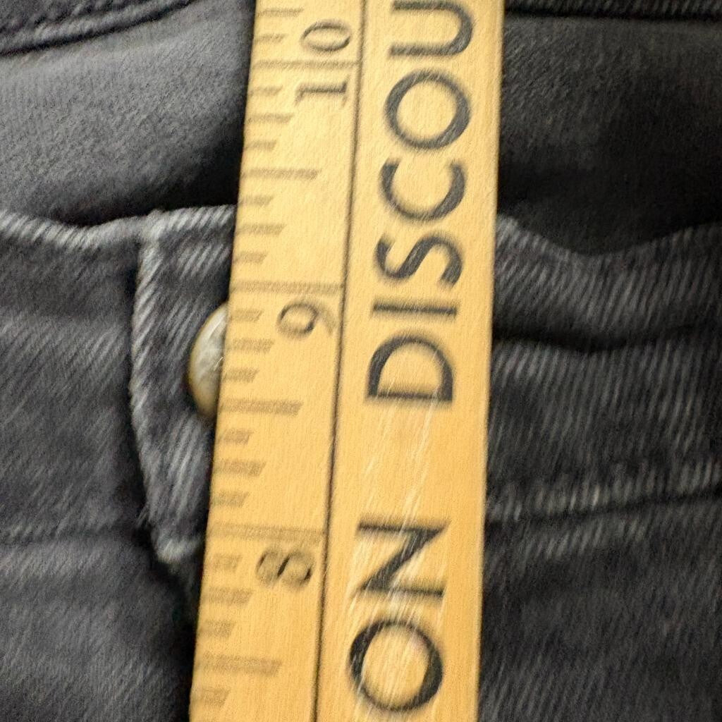 Madewell Slim Jeans Mens 32x30 Black Distressed Ripped Denim Pants