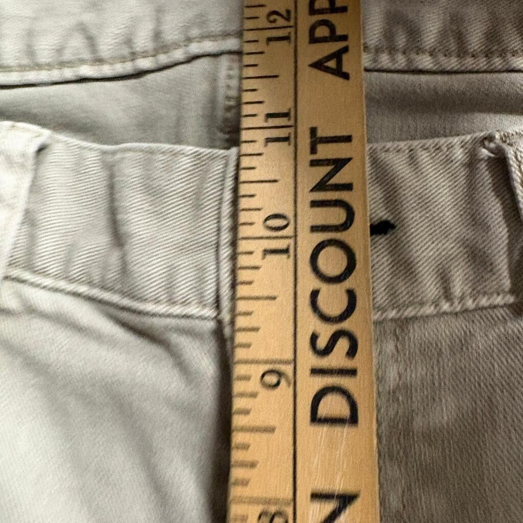 Rag & Bone Walker Slim Straight Jeans Mens 32 Beige Khaki Stretch Denim Pants