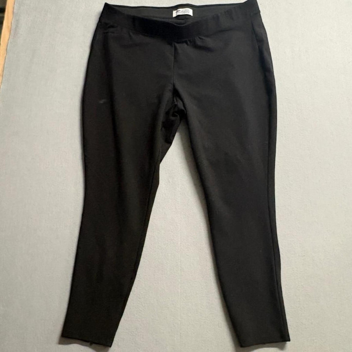 Old Navy Pixie Super Skinny Leggings Womens XXL Black Ponte Knit Ankle Zip Pants
