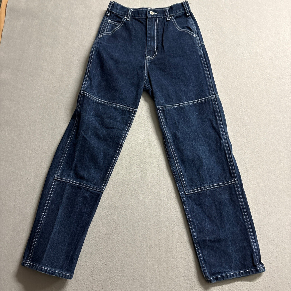 J. Galt Brandy Melville Womens High Waist Straight Leg Carpenter Jeans Size