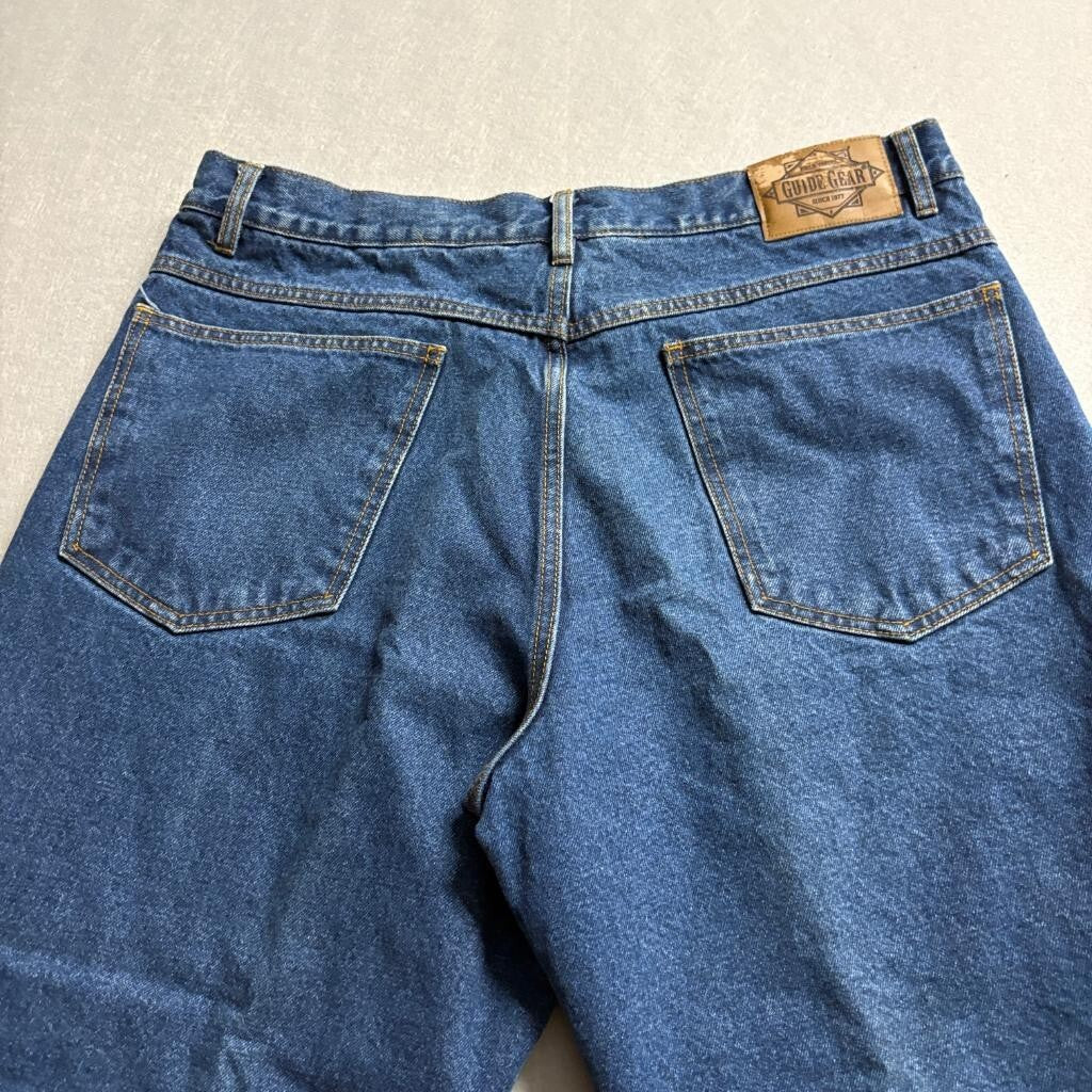 Guide Gear Thinsulate Lined Jeans Mens 38x30 Blue Denim Insulated Work Pants