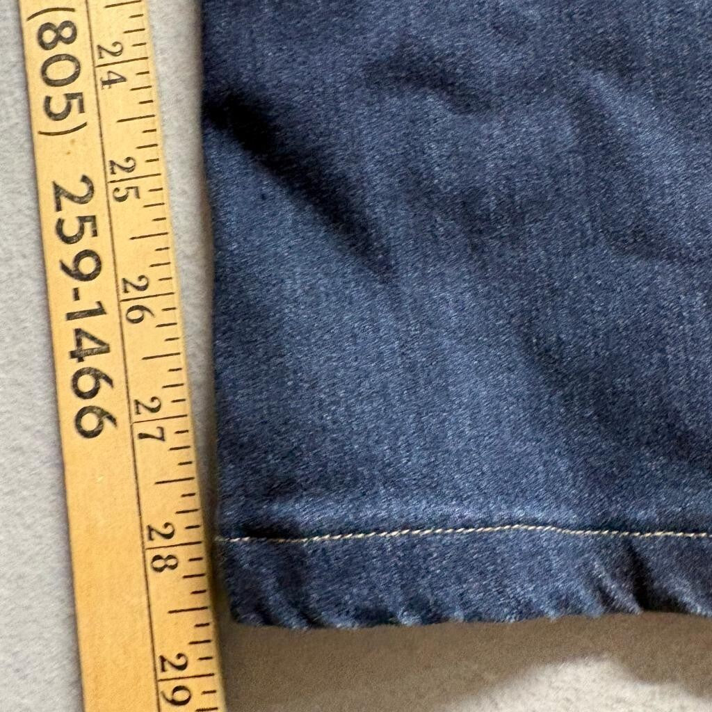 NYDJ Curves 360 Sculpt Pull On Bootcut Jeans Womens Size 14 Dark Wash Stretch