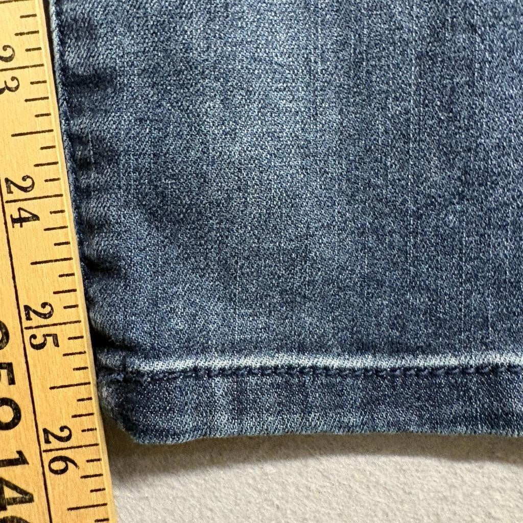 Democracy Absolution Jeans Womens 14 Blue Denim Skinny Slimming Stretch Crop