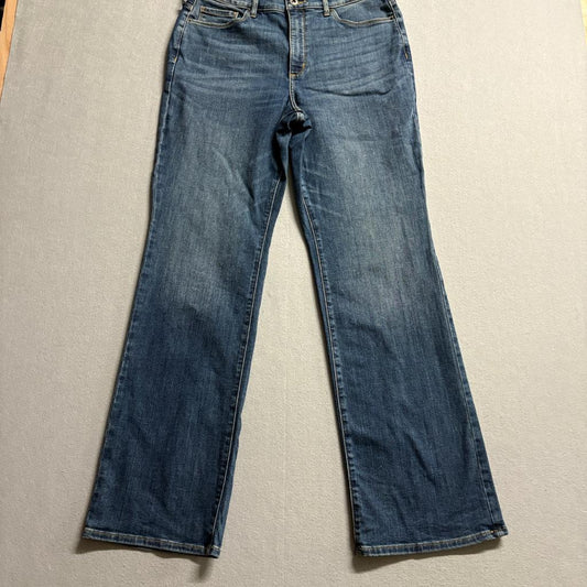 Eddie Bauer Revival High Rise Bootcut Jeans Womens 12 Blue Stretch Denim