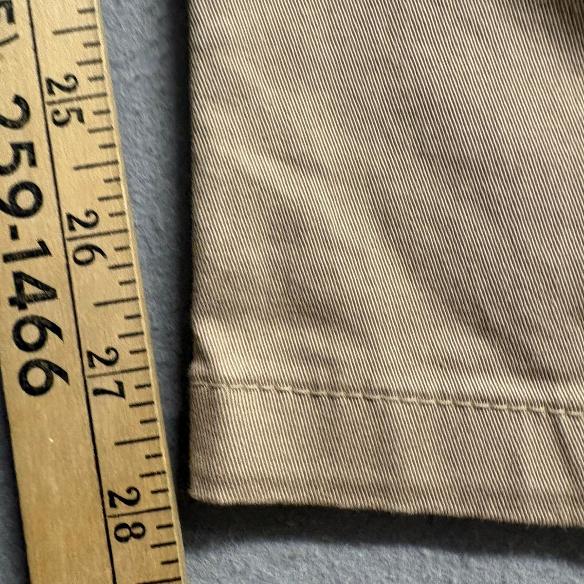 HM Mens Skinny Fit Cargo Pants Medium Tan Beige Drawstring Elastic Waist Stretch