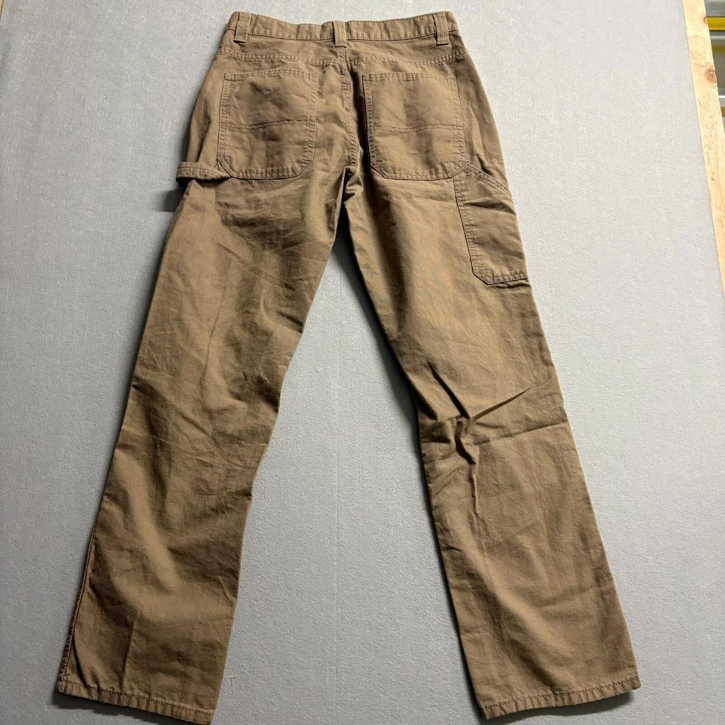 Blue Mountain Carpenter Pants Mens 30x32 Brown Cotton Canvas Workwear Utility