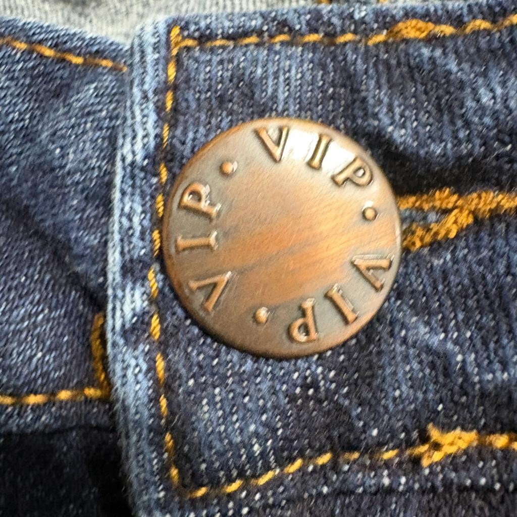 VIP Jeans Womens Size 17 18 Distressed Ripped Skinny Denim Blue Stretch Plus